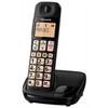 TELEFONO CORDLESS PANASONIC KX-TGE110 BLACK [TASTI GRANDI]