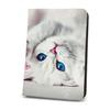 CUSTODIA A LIBRO PER TABLET 10" UNIVERSALE "CUTE KITTY" - GREEN GO