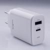 ALIMENTATORE DA RETE UNIVERSALE - 1 USB + TYPE-C PD [30W] MAXLIFE MXTC-10-30AC - WHITE