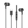 AURICOLARE STEREO XO [EP81] TYPE-C CON TASTO RISPOSTA - BLACK