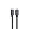 CAVO USB TYPE-C > TYPE-C - MAXLIFE MXUC-12 - BLACK [100W]
