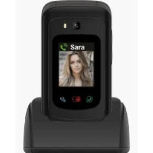 TELEFONO CELLULARE SAIET SENIOR PRIME GPS 4G ITALIA - BLACK [CON BASE RICARICA]