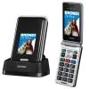 TELEFONO CELLULARE BRONDI AMICO SUPER TV DUAL SIM BLACK [CON BASE RICARICA] 