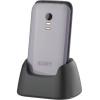 TELEFONO CELLULARE SAIET SENIOR SCUDO TRE ITALIA - GREY [CON BASE RICARICA]