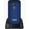TELEFONO CELLULARE SAIET SENIOR SCUDO TRE ITALIA - BLUE [CON BASE RICARICA]