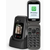 TELEFONO CELLULARE SAIET SENIOR LINK 4 PLUS 4G ITALIA - BLACK [CON BASE RICARICA] CON WHATSAPP