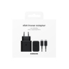 ALIMENTATORE DA RETE SAMSUNG EP-T4511XBEGEU FAST CHARGER PD [45W] + CAVO TYPE-C - BLACK