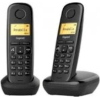 TELEFONO CORDLESS SIEMENS GIGASET A270 DUO BLACK