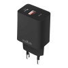 ALIMENTATORE DA RETE USB + TYPE-C PD [20W] MAXLIFE MXTC-13-20AC - BLACK
