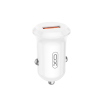 ALIMENTATORE AUTO UNIVERSALE - 1 USB 18W QC - XO CC68 - WHITE