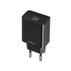 ALIMENTATORE DA RETE USB 3 AMPERE - MAXLIFE MXTC-11 - BLACK [15W]